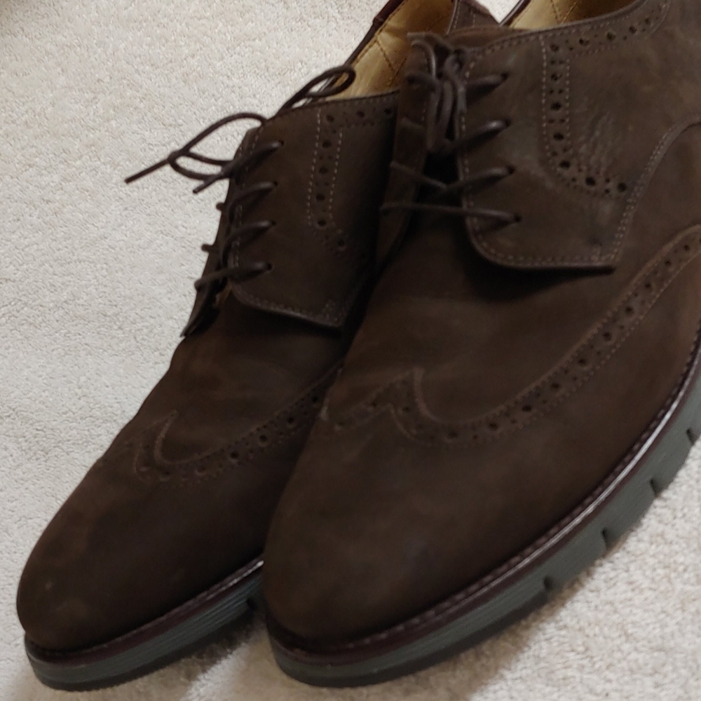 Like new J&M Sheep skin oxfords  1860 collection sz.11M like new - Picture 5 of 14